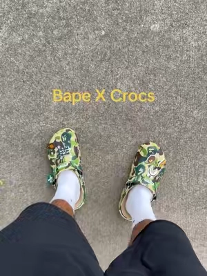 #fyp #fashiontiktok #mensfashion #bapecrocs 