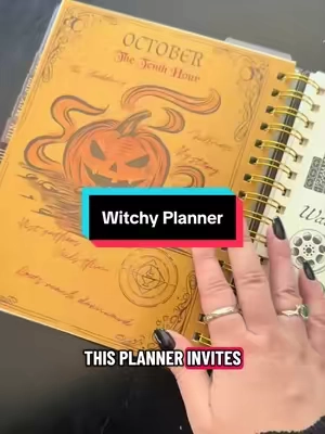 This sold out by the end of August last year- the Waiting for the Night Planner by @ConQuest Journals, Inc. . This year’s theme is The Witching Hour and it is the Practical Magic inspired planner of my dreams. #practicalmagic #practicalmagic2 #witchy #witchinghour #planner 
