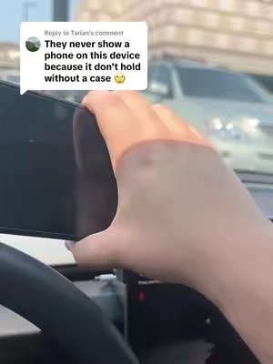Replying to @Tarian UGreen phone mount is my favorite one and I’ve used most Tesla phone mounts #summerwins #tesla 