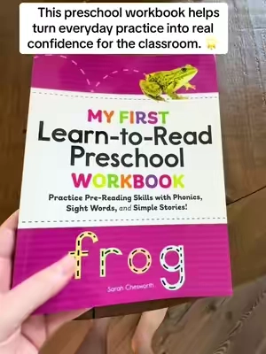 Give your little one a HEAD START before kindergarten even begins. 📚❤️ This preschool workbook turns early learning into something they’ll actually enjoy, with fun activities that build reading skills, confidence, and prepare them for the classroom. 🌟 Help them walk into school READY to learn. 🎒 #PreschoolLearning #KindergartenReady #EarlyLearning #LearnToRead #PreschoolActivities 