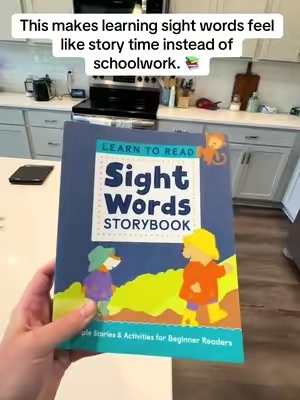 Sight words don’t have to mean boring flashcards. 📚 This storybook helps beginner readers learn important sight words through simple stories and fun activities that make reading practice feel exciting instead of like homework. ❤️ Help them build confidence one story at a time. 🌟 #SightWords #LearnToRead #BeginnerReaders #EarlyLearning #KidsReading 