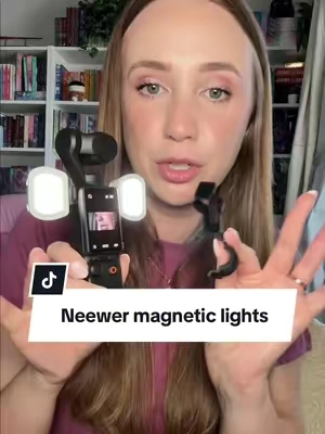 Okay this little NEEWER magnetic light is SO handy for filming 😭 It works with my Osmo Pocket 3 AND my Xtra Muse, so I can move it between the two instead of carrying around a separate light setup. It comes with magnetic mounting options, has 3 color temperatures and 3 brightness levels, and it’s tiny enough that it doesn’t make my camera setup feel bulky. Plus it recharges with USB-C. 🙌 #ContentCreatorGear #CameraAccessories #VloggingSetup #CreatorTools #FilmingGear @neewerofficial 