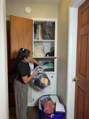 Para organizar todo ese triguero aquí de dejo estas bolsas súper prácticas y de muy buen tamaño #organizacion #organizacionhogar #bolsasparaguardarropa #bolsasparaorganizar 