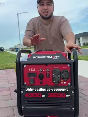 Generador de corriente con tres años de garantía la tienda oficial #generador #powersmart #fuerza #electridad #gasolina 