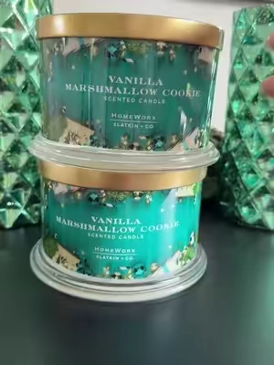 The price is amazing for two huge candles #christmas #christmascandles #homedecor 