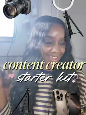 content creator starter kit💗✨! now POST THAT CONTENT 📸🫧 #contentcreator #foryoupage #contentcreation #influencer #richoffcontent 