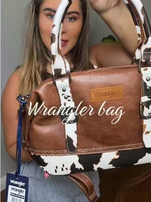 I just got a wrangler bag on tiktok shop on sale! These are sooo cute! They have ALOT of different styles but I had to go with the cow print 