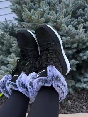 Snow days call for HOBIBEAR winter boots ❄️🤍 #HOBIBEAR #SnowBoots #WinterBoots #WomensSnowBoots #WinterShoes 