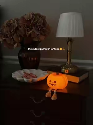 Never too early for fall decor 🍂 #falldecor #halloweendecor #halloweendecorations #nightlight #pumpkindecor  