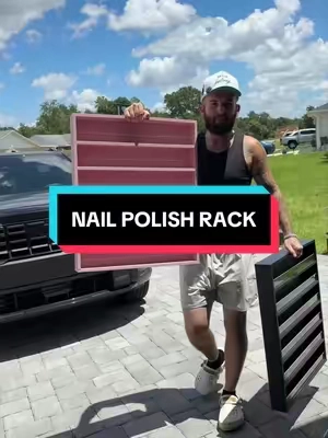 #nailpolishrack #walldecor #storageorganization #nailtechs 