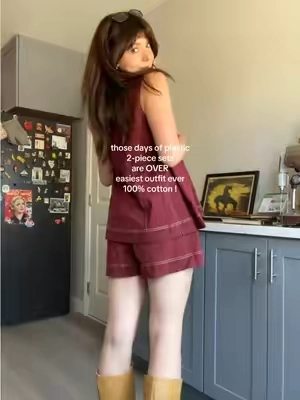 So many colors to choose from, by far my most worn set I love it sooo much #cottonclothing #summerwins #TikTokshopbacktoschool #cottonclothes 