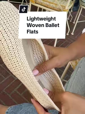 This is what an easy everyday shoe looks like #balletflats #wovenflats #everydaystyle #easystyle #closetstaple @Cushionaire 