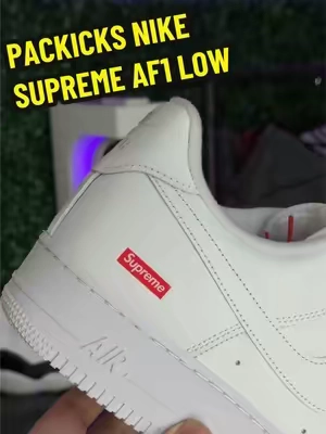 Grab your pair of Nike X Sup AF1’s while supplies last‼️⬆️ @Packicks #nike #nikeairforce1 #af1 #nikesupreme #sneakerhead 
