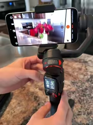 3-осевой стабилизатор Gimbal для смартфона с функцией отслеживания и дистанционным управлением