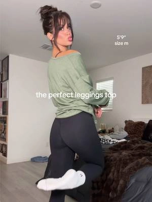 And the colors are SO cute  #longsleeve #leggingsoutfit #vneck
