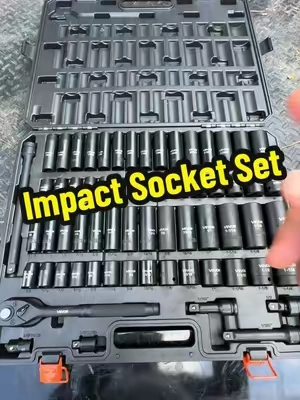 VEVOR 65-Piece 1/2" Drive Impact Socket Kit ##impactsocketset ##vevor ##mechanictools ##tools ##TikTokshopbacktoschool
