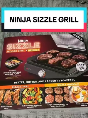 NINJA SIZZLE INDOOR GRIDDLE! #ninja #ninjasizzle #griddle 