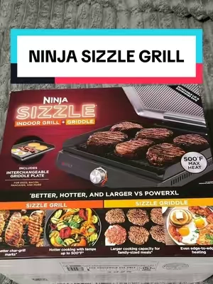 NINJA SIZZLE INDOOR GRIDDLE! #ninja #ninjasizzle #griddle 