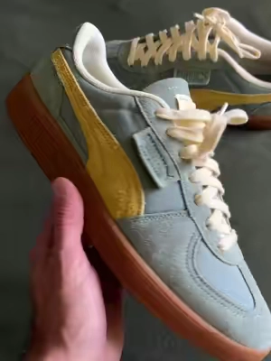 These puma palermos fit a little narrow so I suggest sizing up a half size #pumapalermo #puma #shoes 
