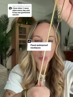 Replying to @MallyMama - yesss! Their waterproof necklaces are the best!  @PAVOI  #waterproofjewelry #necklaces #necklacestack #tarnishfreejewelry #TikTokshopbacktoschool 