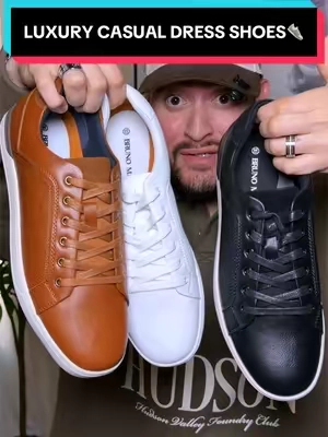 👟🔥The kind of sneakers that make your whole fit look more expensive. 🕶️ Clean, classy & ridiculously versatile—you can dress these up or keep them casual and they just WORK. 👟⚡ Black, brown & white available, and every color is a staple. Massively discounted + free 3-day delivery. 📦🔥@BRUNO MARC #brunomarc #mensfashion #mensstyle #oldmoneystyle #TikTokShopFinds 