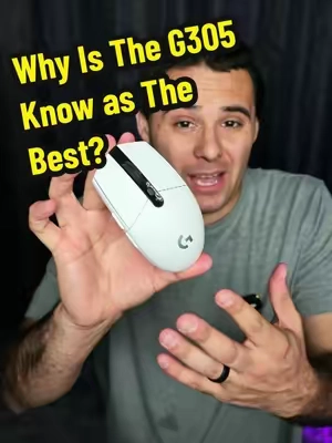 Why is the logitech g305 know as the best budget mouse in history!? #logitech #gamingmouse #techtok #mouse #backtoschool 