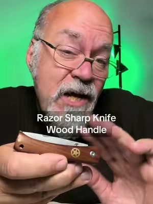 Joyraining LuckyStar Damascus Pocket Knife, 67-Layer VG10 Damascus Steel Blade, Rosewood Handle with Copper Star Inlay, Traditional Non-Locking Slip Joint Folding Knife #pocketknife