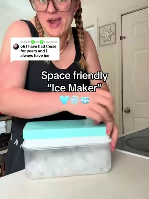 Replying to @❇️char❇️  Calling all Ice lovers! #icecube #icemachine #icecubetray #kitchengadgets #kitchenmusthaves 