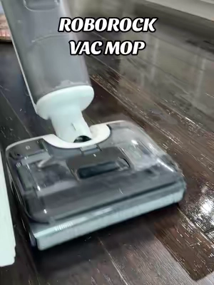 Why am I vacuuming AND mopping when this does both? @RoborockUS #roborock #vacmop #cleaning #mopping #cleaningtiktok 