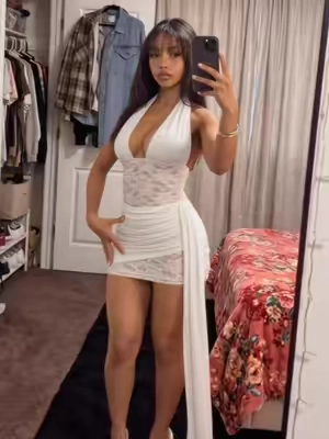 #minidress #summerdress #nightoutoutfit #skirt #whiteminidress 