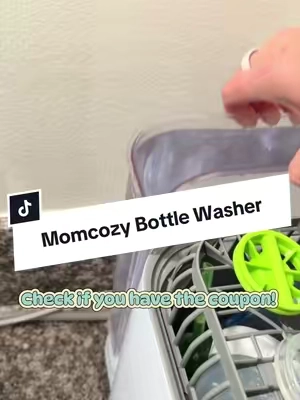 @Momcozy idk how I had four kids before finding this thing #bottlewasher #momcozybottlewasher #momhacks #asmr 