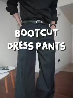 10/10 FAV PAIR 😮‍💨🔥🤞🏻 #bootcut #trousers #dresspants #mensfashion 