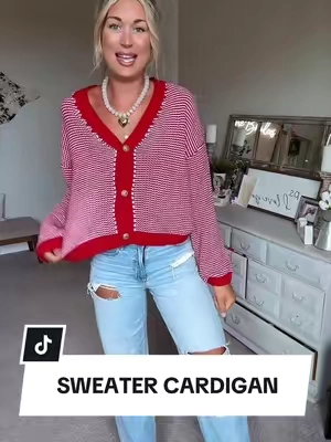 This cardigan is a 10/10. It is such good quality & comes in so many good color options. Go ahead and snag it while it’s in stock. #fallfashion #womensfaahion#sweaterweather #falloutfit #fyp 