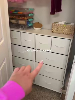 If you need more storage without spending a ton on furniture, this 10 drawer dresser gives you plenty of room for clothes without taking up the whole bedroom. The fabric drawers work well for shirts, pajamas, pants, socks, and kids clothes, and it’s an easy option for bedrooms, closets, nurseries, or dorm rooms. #10drawerdresser #bedroomstorage #kidsroomorganization #homeorganization #affordablefurniture 