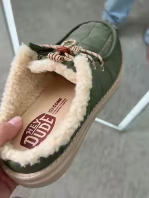 @HeyDude HEYDUDE Wally Slip Camp Nylon Slides #heydudeshoes #heydude #Outdoors #camp #winter 