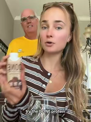 maybe next time I can get it all in the glass #dadbod #health #chocolatemilk #protein #dadsoftiktok 