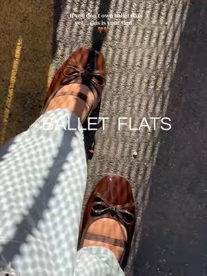 Minimal, elegant, and so easy to wear. These ballet flats are one of those pieces that go with everything and never go out of style✨ #TikTokShop #BalletFlats #FallFashion #WardrobeEssentials #ShoeFinds 