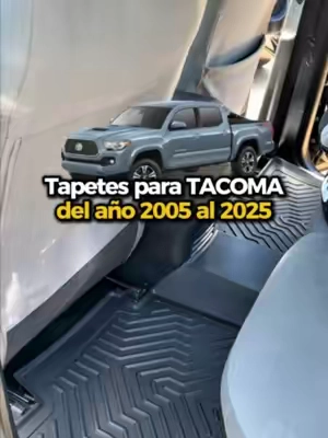 Tapetes para Toyota Tacoma, diseñados exactamente a la medida. Disponibles para Tacomas desde el año 2005 al 2025 doble cabina #tacoma #toyotatacoma #viral #latinos #camionetas #tacomas