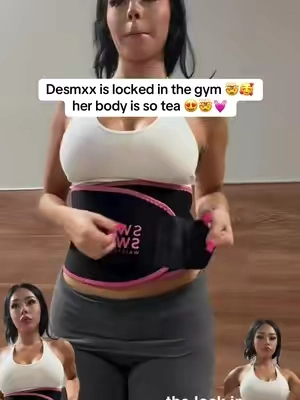 Desmxx is locked in the gym 🤯🥰 her body is so tea 😍🤯💓 #dessmx #fypシ゚viral #GymTok #sweetsweat #Fitness 