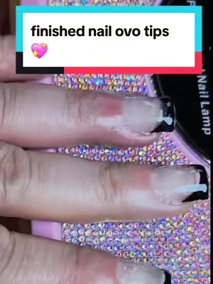 I absolutely love these novo ovo tips! ❤️ #diynailsathome #nailtips #backtoschool @NOVO OVO #frenchtipnails 