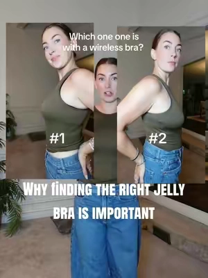 Let’s play a little game, shall we? Leave in the comments which one you thought was a wireless bra based on the shape of my side profile.  @Shapermint  #shapermint #jellybra #wirelessbra #softtissue #brafitting 
