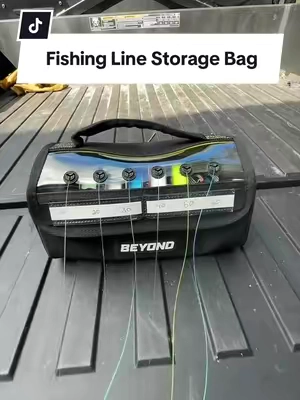 Fishing Line Storage Bag #fishing #tacklebox #bassfishing #angler 