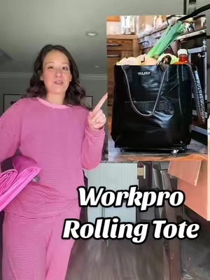 The WORKPRO Rolling Tote is such a practical option if you need to carry your laptop, work supplies, files, or everyday essentials without lugging everything over your shoulder. The rolling design makes it especially handy for commuting, conferences, work trips, and busy days when you have a lot to carry—all without the price tag of some of the higher-end rolling work bags. 💻✨ #workpro #rollingtote #workbag #TikTokShopCreatorPicks  #TikTokshopbacktoschool