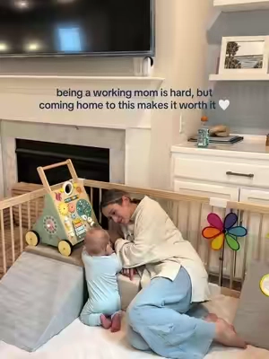 the hardest part of being a working mom is wishing i never had to leave him 🤍 #workingmom #momlife #sentimental #firsttimemom #postpartum 