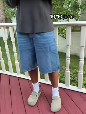 #jorts #shorts #jeanshorts #backtoschoolshopping #fashion 