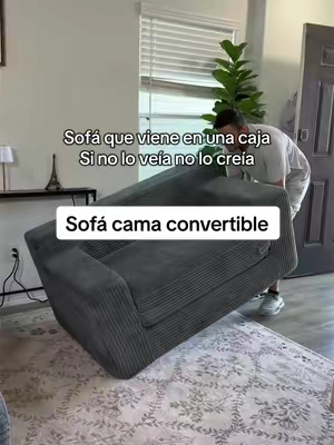 Convertible Sofa Bed 🛋️✨ Nunca imaginé que un sofá cama pudiera llegar en una caja… y terminar siendo tan cómodo. Perfecto para visitas sin gastar una fortuna. #tiktokshopcreatorpicks #tiktokshopblackfridaysale #bonelesscouch #tiktokshopsummersalesale 