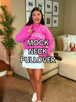 I LOVE this!!! And so much more affordable 👏🏼👏🏼👏🏼 #mockneck #pullover #trendyfashion #fallfashion #transitionoutfit 