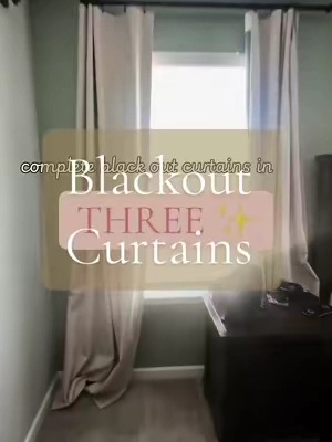 GAME 🙌 CHANGER! Where have these been my whole life! Complete darkness! #blackoutcurtains #curtains #homedecor #bedroom 