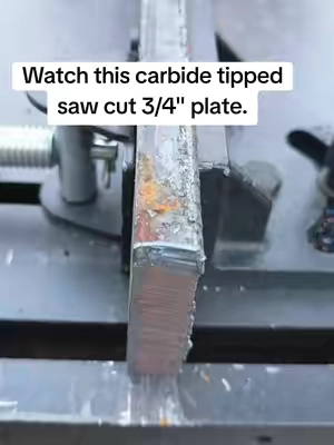This is the ultimate metal cutting upgrade.  #TikTokshopbacktoschool #vevorautomotivestore #metalcutting #metalcuttingtools #metalcuttingsaw 
