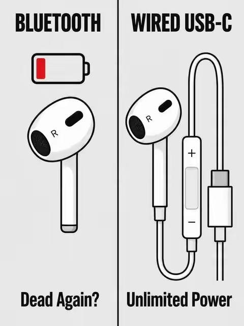 #wired #muisc #bluetooth #earbuds #fashion 